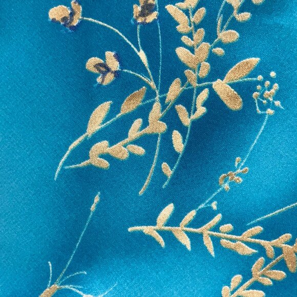 90s Vintage | Long Paige NY Aqua Sundress | Size 4 - Picture 5 of 7